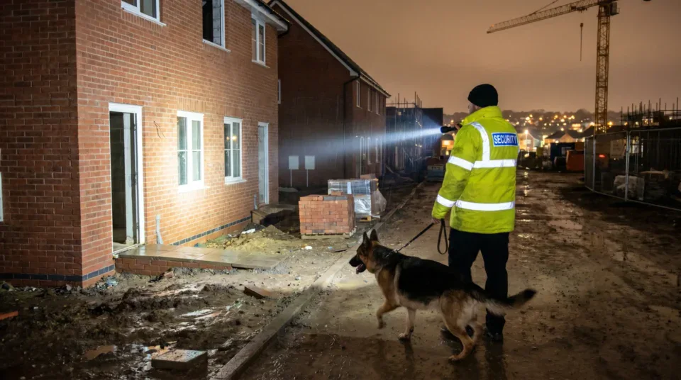 Secure Access Construction Security Dog Handler